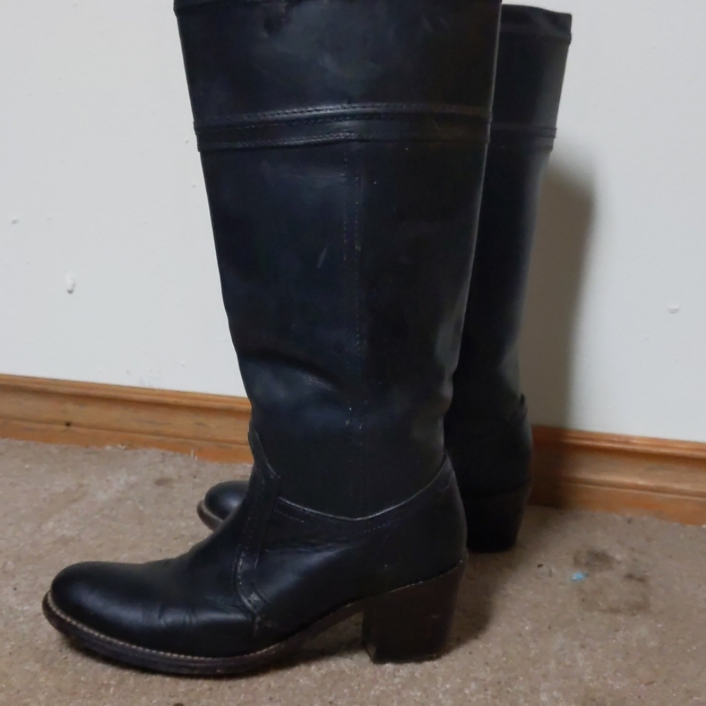 Frye Jane 14L Stitch Leather Tall Boot, Style 7723